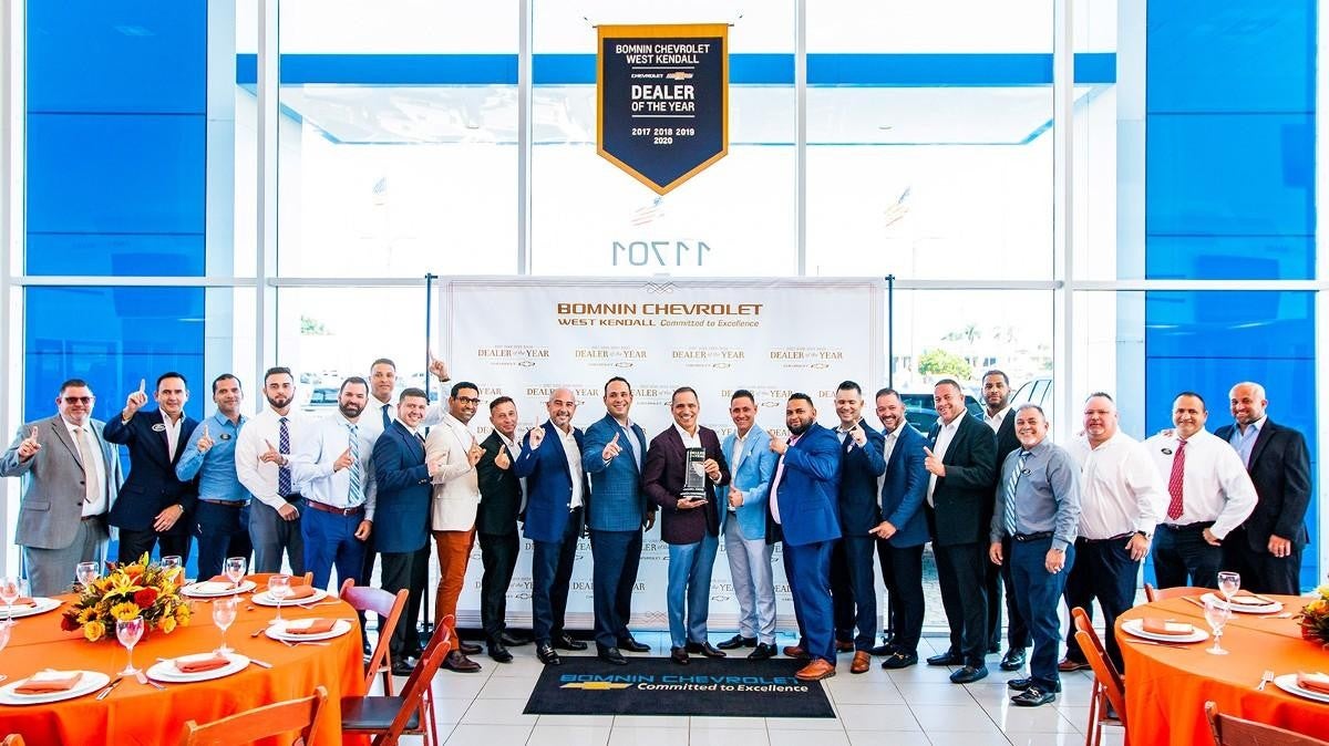 dealership interior group photo Bomnin Buick GMC Nanuet in Nanuet NY